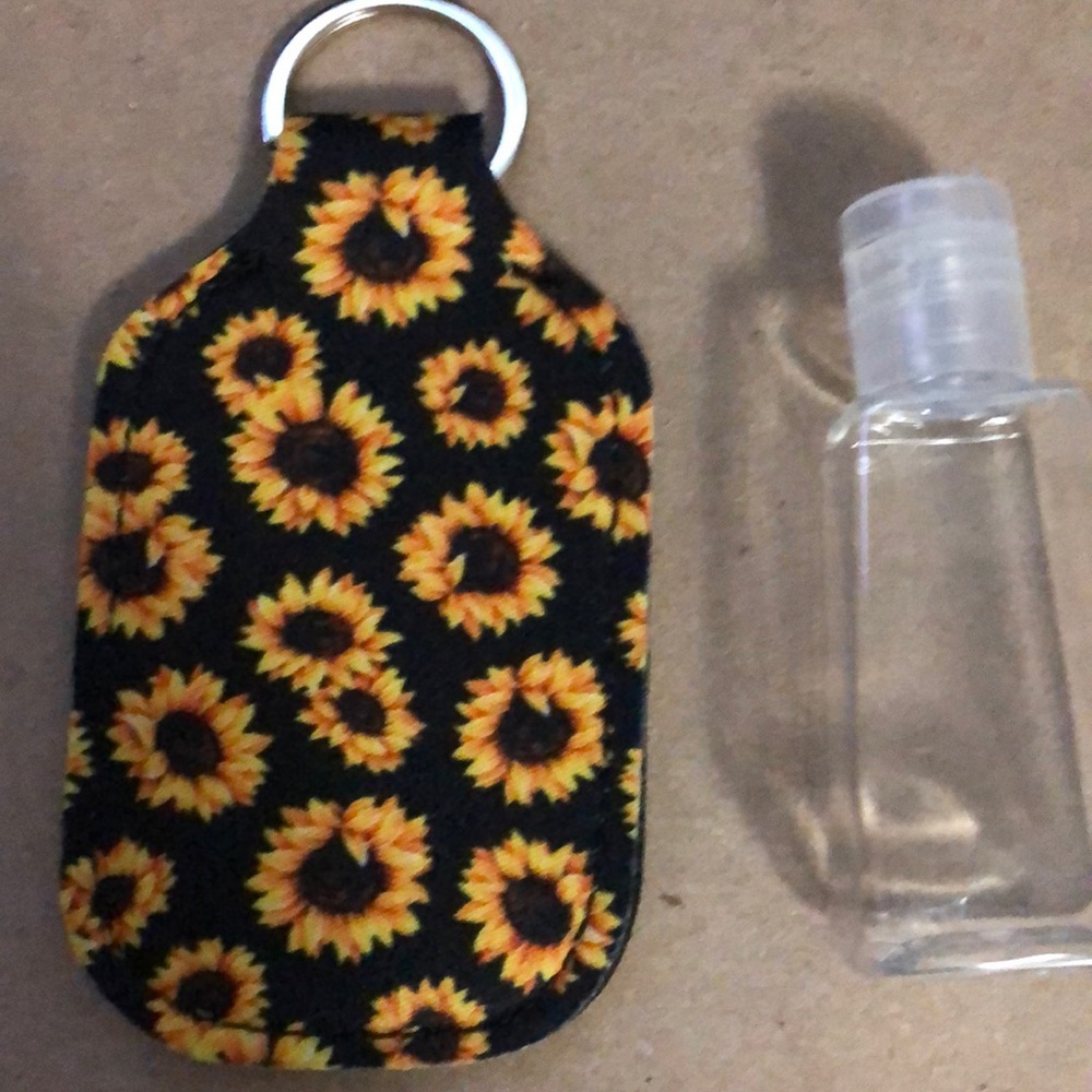 Hand sanitizer keychain